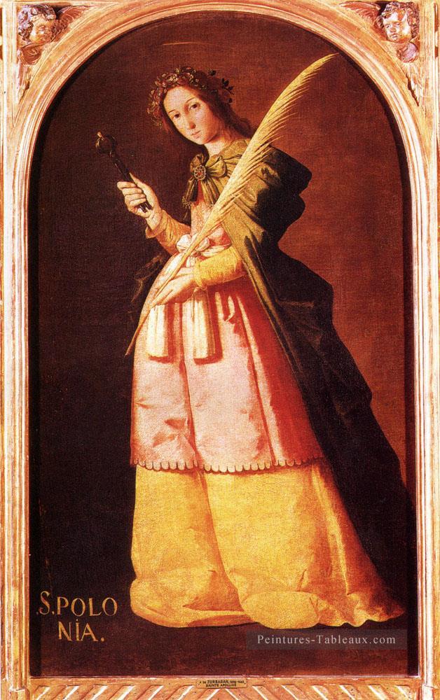 De St Apollonia Baroque Francisco Zurbaron Peintures à l'huile